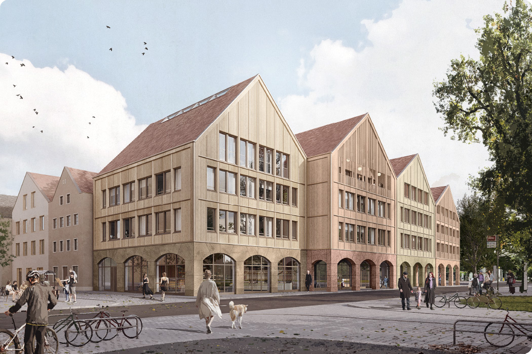 Brandschutztechnische Bewertung von Holzfassaden – hier: Sparkasse Kempten (vorhabenbezogene Bauartgenehmigung)