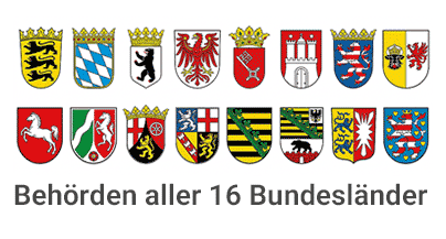 Behörden aller 16 Bundesländer